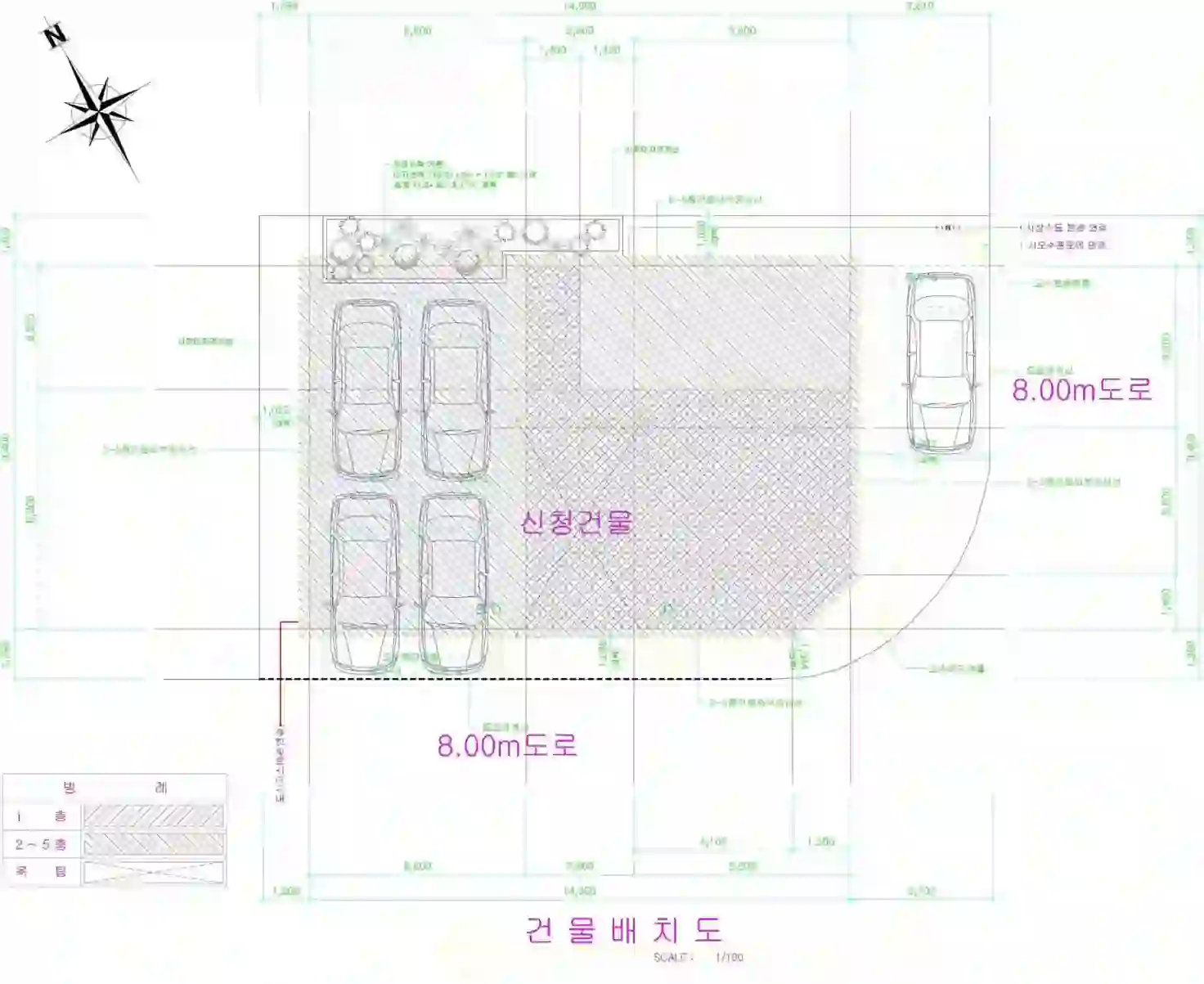 우성Vill 배치도 이미지